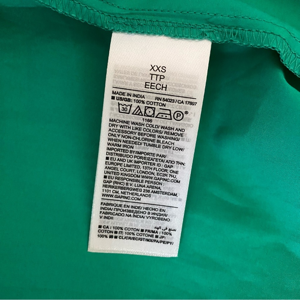 NWT Banana Republic Cotton Poplin Mini Dress With Belt Bag SIze XXS - Picture 8 of 15